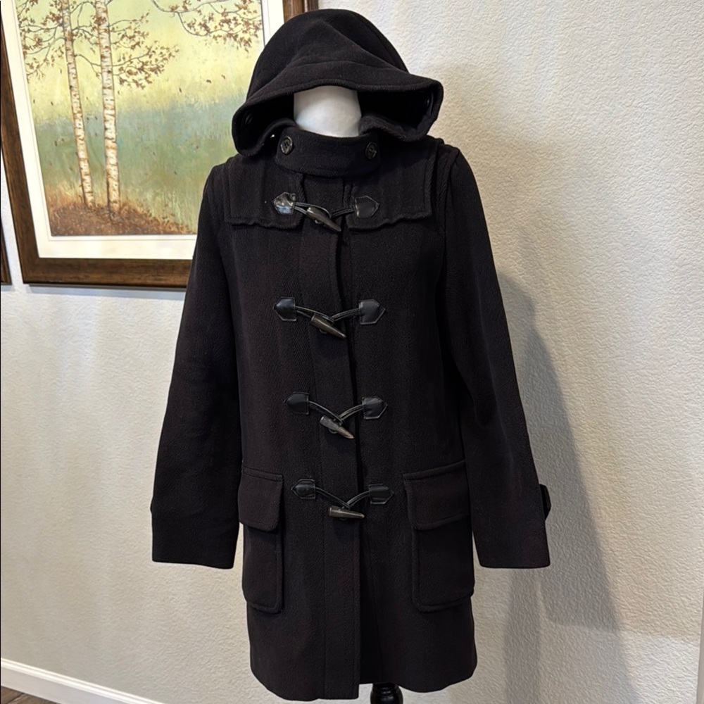 Authentic Black Toggle Coat - image 2